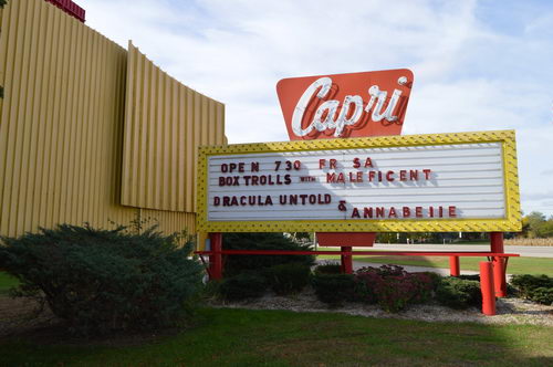 Capri Drive-In Theatre - 2017-2019 Photos (newer photo)